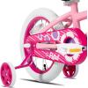 image:imageJOYSTAR Girls Bike for Toddlers and Kids Age 310 Years 12 14 16 20 Inch Kids Bike with Training Wheels and Handbrakes 20 Inch Bike with Kickstand Multiple ColorsPink