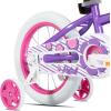 image:imageJOYSTAR Girls Bike for Toddlers and Kids Age 310 Years 12 14 16 20 Inch Kids Bike with Training Wheels and Handbrakes 20 Inch Bike with Kickstand Multiple ColorsPurple