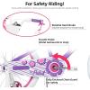 image:imageJOYSTAR Girls Bike for Toddlers and Kids Age 310 Years 12 14 16 20 Inch Kids Bike with Training Wheels and Handbrakes 20 Inch Bike with Kickstand Multiple ColorsPurple