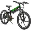 image:imageJOYSTAR 20 Inch Electric Bike for Kids Teens Ages 7 with 250W Brushless Motor 15 Miles 155MPH Electric Mountain Bicycle with Removable Battery Children Ebikes with Dual VBrakesGreen