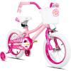 image:imageJOYSTAR Girls Bike for Toddlers and Kids Age 310 Years 12 14 16 20 Inch Kids Bike with Training Wheels and Handbrakes 20 Inch Bike with Kickstand Multiple ColorsPink