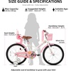 image:imageJOYSTAR Little Daisy Kids Bike for Girls Boys Ages 210 Years 12 14 16 20 Inch Girls Bikes with Doll Bike Seat amp Streamers Boys Bike with Flag amp Number Plate Multiple ColorsLittleDaisyWhite
