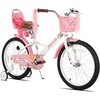 image:imageJOYSTAR Little Daisy Kids Bike for Girls Boys Ages 210 Years 12 14 16 20 Inch Girls Bikes with Doll Bike Seat amp Streamers Boys Bike with Flag amp Number Plate Multiple ColorsLittleDaisyWhite
