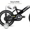 image:imageJOYSTAR Little Daisy Kids Bike for Girls Boys Ages 210 Years 12 14 16 20 Inch Girls Bikes with Doll Bike Seat amp Streamers Boys Bike with Flag amp Number Plate Multiple ColorsLittleRockBlack