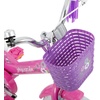 image:imageJOYSTAR Little Daisy Kids Bike for Girls Boys Ages 210 Years 12 14 16 20 Inch Girls Bikes with Doll Bike Seat amp Streamers Boys Bike with Flag amp Number Plate Multiple ColorsLittleDaisyFuchsia