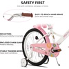 image:imageJOYSTAR Little Daisy Kids Bike for Girls Boys Ages 210 Years 12 14 16 20 Inch Girls Bikes with Doll Bike Seat amp Streamers Boys Bike with Flag amp Number Plate Multiple ColorsLittleDaisyWhite