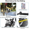 image:imageJOYSTAR Little Daisy Kids Bike for Girls Boys Ages 210 Years 12 14 16 20 Inch Girls Bikes with Doll Bike Seat amp Streamers Boys Bike with Flag amp Number Plate Multiple ColorsLittleRockBlack
