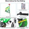 image:imageJOYSTAR Little Daisy Kids Bike for Girls Boys Ages 210 Years 12 14 16 20 Inch Girls Bikes with Doll Bike Seat amp Streamers Boys Bike with Flag amp Number Plate Multiple ColorsLittleRockGreen
