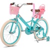 image:imageJOYSTAR Little Daisy Kids Bike for Girls Boys Ages 210 Years 12 14 16 20 Inch Girls Bikes with Doll Bike Seat amp Streamers Boys Bike with Flag amp Number Plate Multiple ColorsLittleDaisyBlue