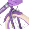 image:imageJOYSTAR Little Daisy Kids Bike for Girls Boys Ages 210 Years 12 14 16 20 Inch Girls Bikes with Doll Bike Seat amp Streamers Boys Bike with Flag amp Number Plate Multiple ColorsLittleDaisyNeon Purple