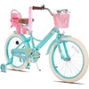 image:imageJOYSTAR Little Daisy Kids Bike for Girls Boys Ages 210 Years 12 14 16 20 Inch Girls Bikes with Doll Bike Seat amp Streamers Boys Bike with Flag amp Number Plate Multiple ColorsLittleDaisyBlue