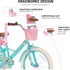 image:imageJOYSTAR Little Daisy Kids Bike for Girls Boys Ages 210 Years 12 14 16 20 Inch Girls Bikes with Doll Bike Seat amp Streamers Boys Bike with Flag amp Number Plate Multiple ColorsLittleDaisyBlue
