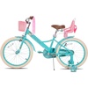 image:imageJOYSTAR Little Daisy Kids Bike for Girls Boys Ages 210 Years 12 14 16 20 Inch Girls Bikes with Doll Bike Seat amp Streamers Boys Bike with Flag amp Number Plate Multiple ColorsLittleDaisyBlue