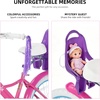 image:imageJOYSTAR Little Daisy Kids Bike for Girls Boys Ages 210 Years 12 14 16 20 Inch Girls Bikes with Doll Bike Seat amp Streamers Boys Bike with Flag amp Number Plate Multiple ColorsLittleDaisyFuchsia