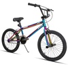 image:imageJOYSTAR 20 24 Inch Kids BMX Bike for Boys and Girls Age 712  Freestyle Bicycle for Beginner Level Riders with Dual Hand Brakes amp 2 Pegs  24 Kids BikeOil Slick