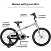 image:imageJOYSTAR Whizz Kids Bike 1220 Inch Kids Bicycle for Toddler and Kids Ages 210 Years Old BMX Style Boys Bike with Training Wheels Multiple ColorsSilver