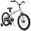 image:imageJOYSTAR Whizz Kids Bike 1220 Inch Kids Bicycle for Toddler and Kids Ages 210 Years Old BMX Style Boys Bike with Training Wheels Multiple ColorsSilver