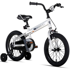 image:imageJOYSTAR Whizz Kids Bike 1220 Inch Kids Bicycle for Toddler and Kids Ages 210 Years Old BMX Style Boys Bike with Training Wheels Multiple ColorsSilver