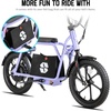 image:imageJOYSTAR Starmoto Electric Scooter for Teens Ages 612 Max 8 Miles 155 Mph by 250W Motor 16 Wheel Thumb Throttle Easy to Ride amp Assemble EScooter with Seat for TeensPurple