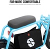 image:imageJOYSTAR Starmoto Electric Scooter for Teens Ages 612 Max 8 Miles 155 Mph by 250W Motor 16 Wheel Thumb Throttle Easy to Ride amp Assemble EScooter with Seat for TeensBlue