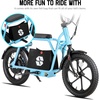 image:imageJOYSTAR Starmoto Electric Scooter for Teens Ages 612 Max 8 Miles 155 Mph by 250W Motor 16 Wheel Thumb Throttle Easy to Ride amp Assemble EScooter with Seat for TeensBlue