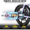 image:imageJOYSTAR Starmoto Electric Scooter for Teens Ages 612 Max 8 Miles 155 Mph by 250W Motor 16 Wheel Thumb Throttle Easy to Ride amp Assemble EScooter with Seat for TeensPurple