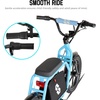 image:imageJOYSTAR Starmoto Electric Scooter for Teens Ages 612 Max 8 Miles 155 Mph by 250W Motor 16 Wheel Thumb Throttle Easy to Ride amp Assemble EScooter with Seat for TeensBlue