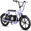 image:imageJOYSTAR Starmoto Electric Scooter for Teens Ages 612 Max 8 Miles 155 Mph by 250W Motor 16 Wheel Thumb Throttle Easy to Ride amp Assemble EScooter with Seat for TeensPurple