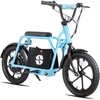 image:imageJOYSTAR Starmoto Electric Scooter for Teens Ages 612 Max 8 Miles 155 Mph by 250W Motor 16 Wheel Thumb Throttle Easy to Ride amp Assemble EScooter with Seat for TeensBlue