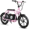 image:imageJOYSTAR Starmoto Electric Scooter for Teens Ages 612 Max 8 Miles 155 Mph by 250W Motor 16 Wheel Thumb Throttle Easy to Ride amp Assemble EScooter with Seat for TeensPink