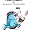 image:imageJOYSTAR 14 Inch Kids Bike Little Daisy Girls Bike with Training Wheels Doll Seat Basket amp Streamers Princess Kids Bicycle for Girls Toddler Bike 35 Years Purple