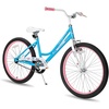 image:imageJOYSTAR 20 24 Inch Girls Bike for Kids Ages 612 Years Old 20 Inch Kids Bike with Training Wheels 24 Girls Bicycle with Handbrake amp KickstandBlue