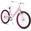 image:imageJOYSTAR 20 24 Inch Girls Bike for Kids Ages 612 Years Old 20 Inch Kids Bike with Training Wheels 24 Girls Bicycle with Handbrake amp KickstandCherry Pink