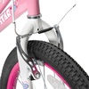 image:imageJOYSTAR 20 24 Inch Girls Bike for Kids Ages 612 Years Old 20 Inch Kids Bike with Training Wheels 24 Girls Bicycle with Handbrake amp KickstandCherry Pink