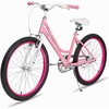 image:imageJOYSTAR 20 24 Inch Girls Bike for Kids Ages 612 Years Old 20 Inch Kids Bike with Training Wheels 24 Girls Bicycle with Handbrake amp KickstandCherry Pink