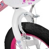 image:imageJOYSTAR 20 24 Inch Girls Bike for Kids Ages 612 Years Old 20 Inch Kids Bike with Training Wheels 24 Girls Bicycle with Handbrake amp KickstandCherry Pink