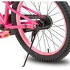 image:imageJOYSTAR 20 24 Inch Girls Bike for Kids Ages 612 Years Old 20 Inch Kids Bike with Training Wheels 24 Girls Bicycle with Handbrake amp KickstandNEO Pink
