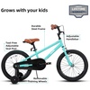 image:imageJOYSTAR Kids Bike with Training Wheels  Multiple Sizes 141618 InchGreen