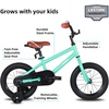 image:imageJOYSTAR Kids Bike with Training Wheels  Multiple Sizes 141618 InchGreen