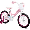 image:imageJOYSTAR 20 24 Inch Girls Bike for Kids Ages 612 Years Old 20 Inch Kids Bike with Training Wheels 24 Girls Bicycle with Handbrake amp KickstandCherry Pink