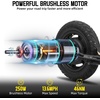 image:imageJOYSTAR 12 Electric Scooter for Kids Ages 612 Foldable EScooter  Max 8 Miles 136 Mph by 250W Motor 12 Wheel Thumb Throttle Easy to AssembleBlack