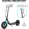 image:imageJOYSTAR 12 Electric Scooter for Kids Ages 612 Foldable EScooter  Max 8 Miles 136 Mph by 250W Motor 12 Wheel Thumb Throttle Easy to AssembleBlack
