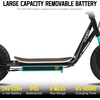 image:imageJOYSTAR 12 Electric Scooter for Kids Ages 612 Foldable EScooter  Max 8 Miles 136 Mph by 250W Motor 12 Wheel Thumb Throttle Easy to AssembleBlack