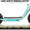 image:imageJOYSTAR 12 Electric Scooter for Kids Ages 612 Foldable EScooter  Max 8 Miles 136 Mph by 250W Motor 12 Wheel Thumb Throttle Easy to AssembleBlue
