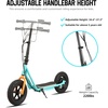 image:imageJOYSTAR 12 Electric Scooter for Kids Ages 612 Foldable EScooter  Max 8 Miles 136 Mph by 250W Motor 12 Wheel Thumb Throttle Easy to AssembleBlue