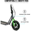 image:imageJOYSTAR 12 Electric Scooter for Kids Ages 612 Foldable EScooter  Max 8 Miles 136 Mph by 250W Motor 12 Wheel Thumb Throttle Easy to AssembleGray