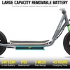 image:imageJOYSTAR 12 Electric Scooter for Kids Ages 612 Foldable EScooter  Max 8 Miles 136 Mph by 250W Motor 12 Wheel Thumb Throttle Easy to AssembleGray