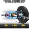 image:imageJOYSTAR 12 Electric Scooter for Kids Ages 612 Foldable EScooter  Max 8 Miles 136 Mph by 250W Motor 12 Wheel Thumb Throttle Easy to AssembleGray