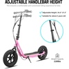 image:imageJOYSTAR 12 Electric Scooter for Kids Ages 612 Foldable EScooter  Max 8 Miles 136 Mph by 250W Motor 12 Wheel Thumb Throttle Easy to AssemblePink