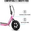 image:imageJOYSTAR 12 Electric Scooter for Kids Ages 612 Foldable EScooter  Max 8 Miles 136 Mph by 250W Motor 12 Wheel Thumb Throttle Easy to AssemblePink